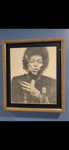 Original pencil art jimi - pencil, of